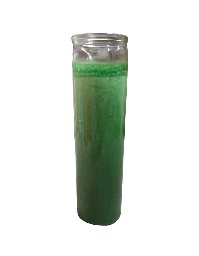 Glass Jar Candle Green
