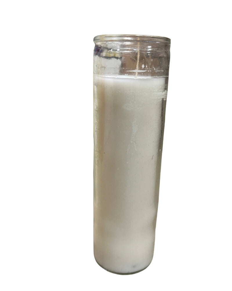 Glass Jar Candle White