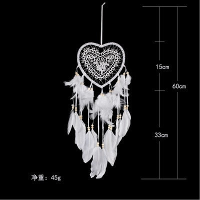 Indian Style Pink Unicorn Dreamcatcher Wind Chimes