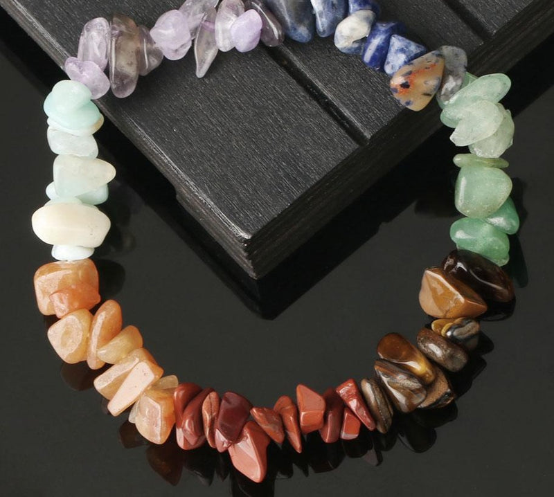 7 Chakra  Healing Crystal Bracelet