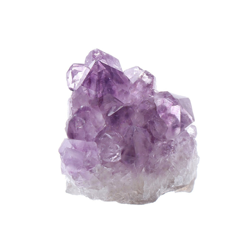 Natural Amethyst Cluster Quartz Crystal Mineral Specimen Healing Stone