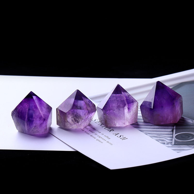 Natural Amethyst Wand Quartz Crystal Repair Crystal Stone For Home Decoration
