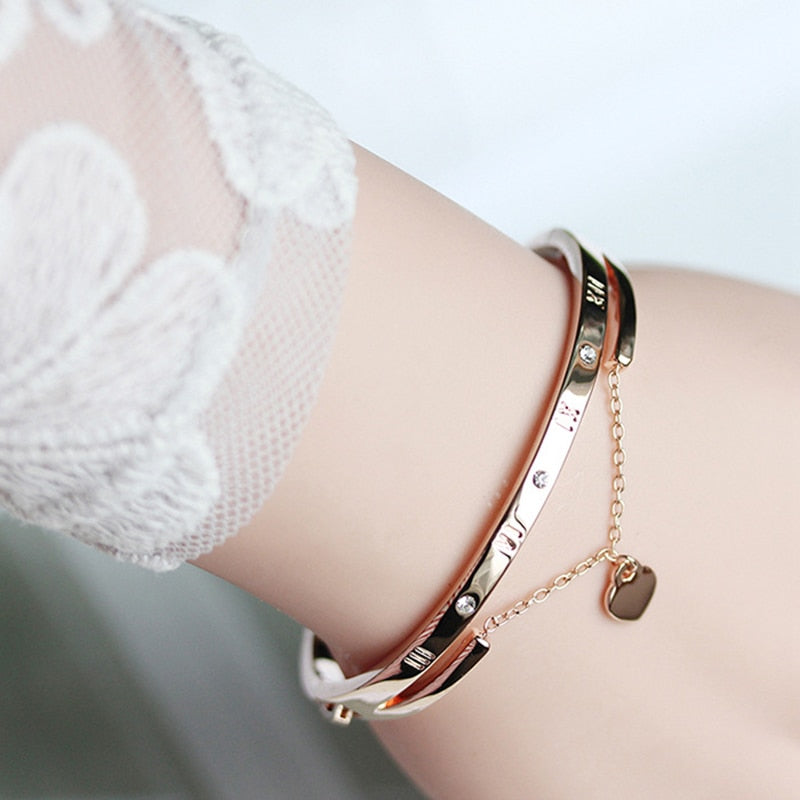 Rose Gold Stainless Steel Bracelets