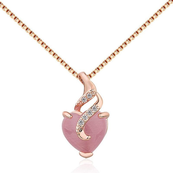 Rose Gold Color Necklace for Women