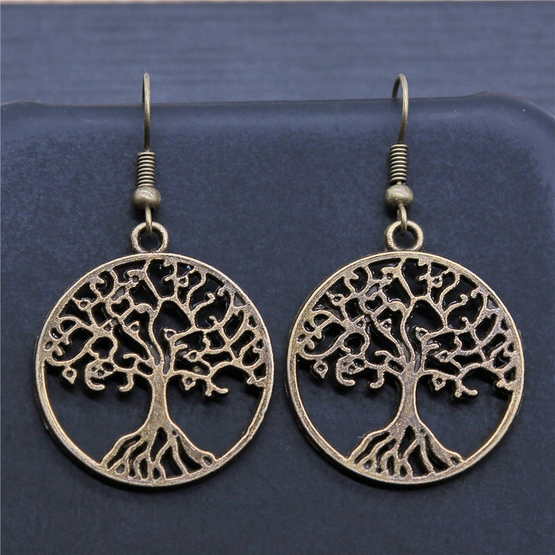 Tree Of Life Pendant Earrings