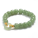 Bohemian Vintage Hetian Jade Beaded Bracelet