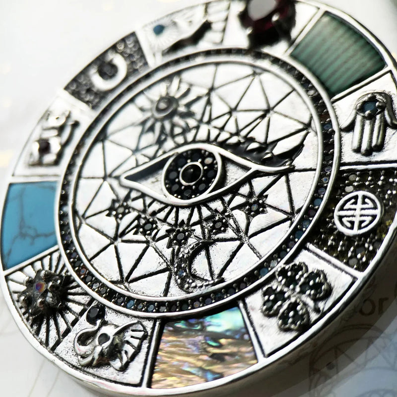 Magical Lucky Symbols Pendant Amulet