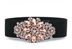 Luxury Diamond Wide Waist Belt