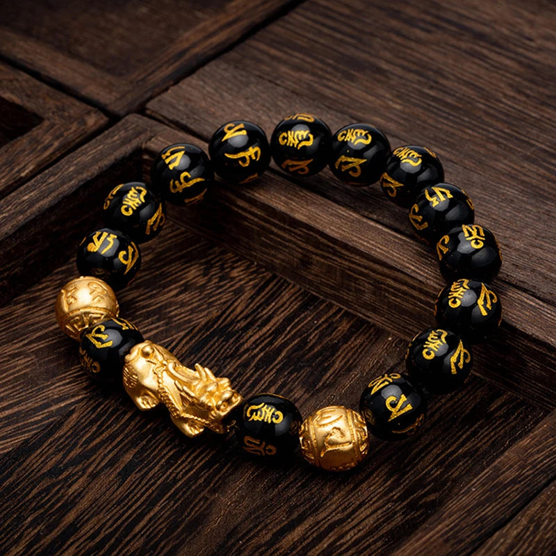 Men's Obsidian Feng Shui Bracelet