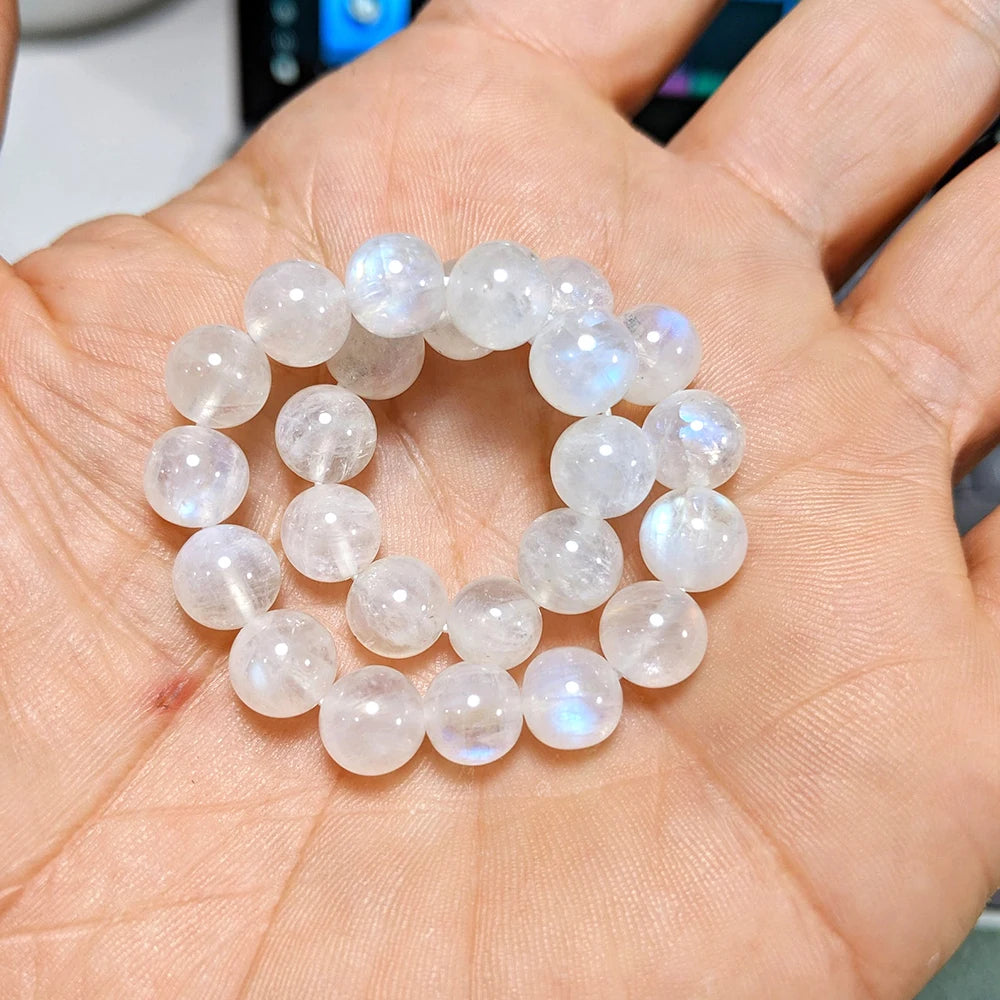  Moonstone Bead Bracelet