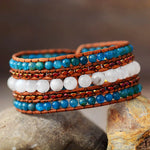 Luxury Leather Wrap Bracelet 