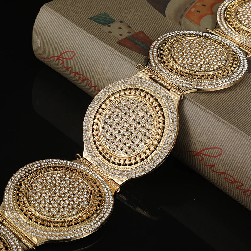 Moroccan Round Crystal Belt
