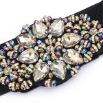 Luxury Diamond Wide Waist Belt