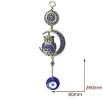 Evil Eye Moon Owl Amulet Wall Hanging 