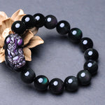 Obsidian Pixiu Bracelet