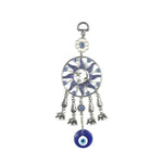 Turkish Blue Evil Eye Elephant Amulet Wall Hanging