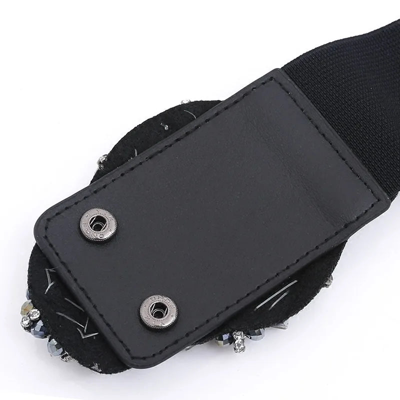Luxury Diamond Wide Waist Belt