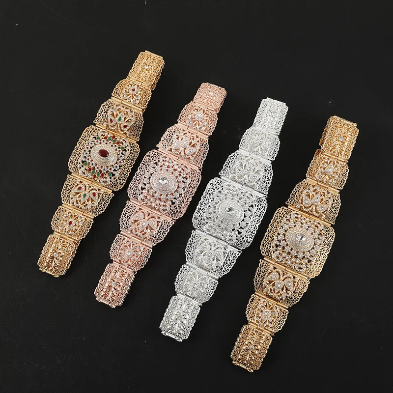 Gold Rhinestone Belt 