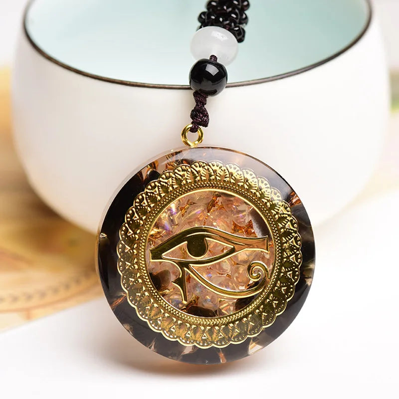 Orgone Eye Pendant Necklace