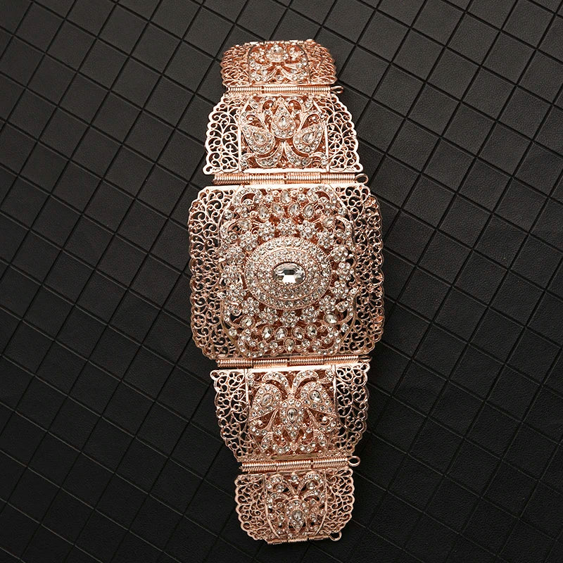 Gold Rhinestone Belt 