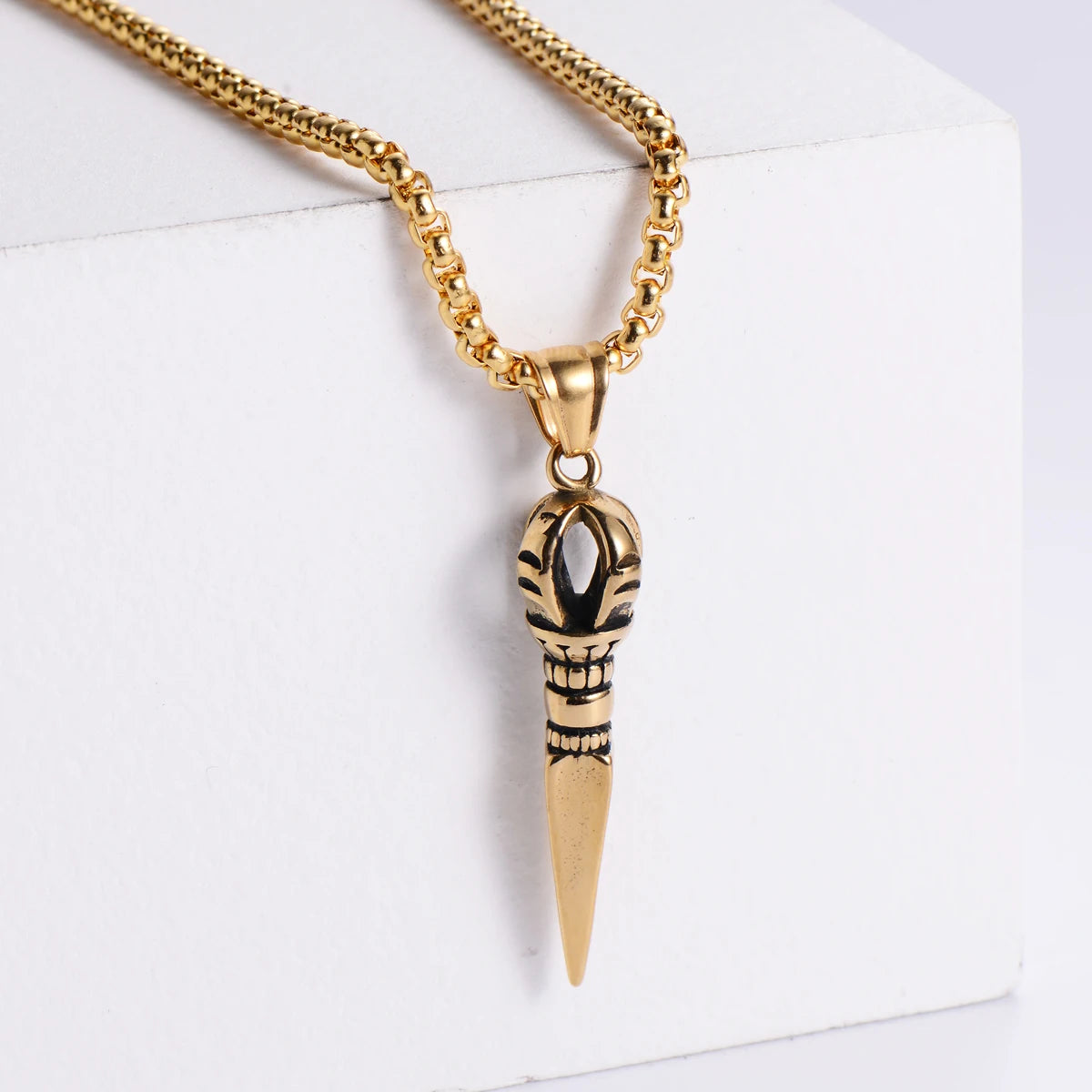 Tibetan Vajra Dagger Pendant