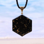 Necklace with Malachite & Garnet Healing Crystals