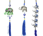 Turkish Blue Evil Eye Elephant Tassels Amulet 