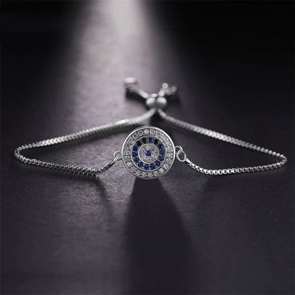 Turkish Evil Eye Bracelet – Zircon Greek Eye Charm