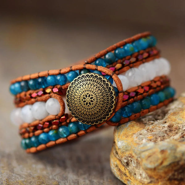 Luxury Leather Wrap Bracelet 