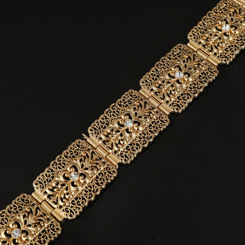 Exquisite Gold Rhinestone Belt - Perfect Gift for Any Occasion