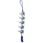 Turkish Blue Evil Eye Elephant Tassels Amulet 