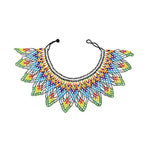 Multicolor Resin Beads Choker