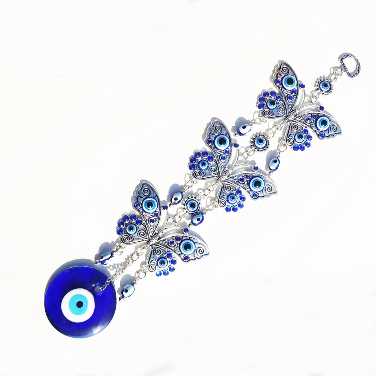 Turkish Blue Evil Eye Wall Hanging Amulet for Protection