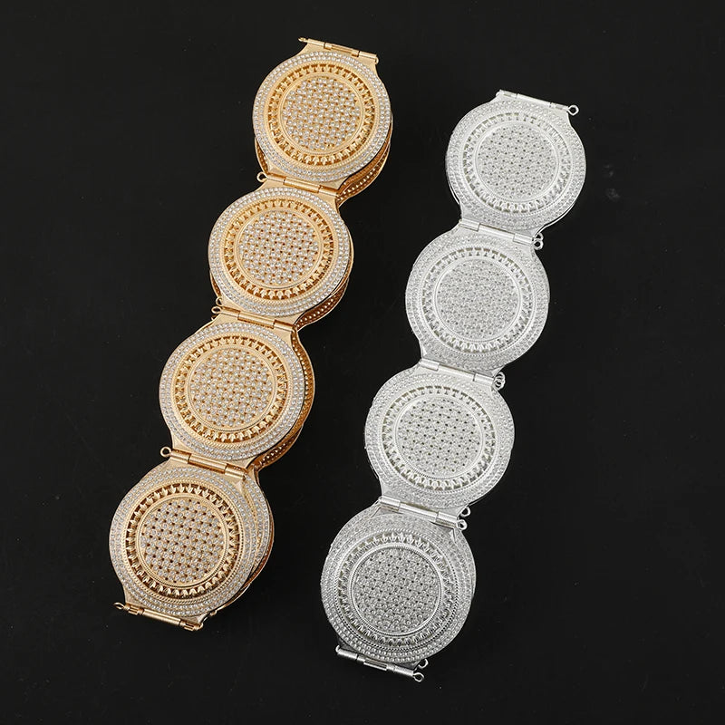 Moroccan Round Crystal Belt