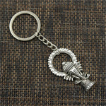 Vintage Ganesha Elephant Keychain