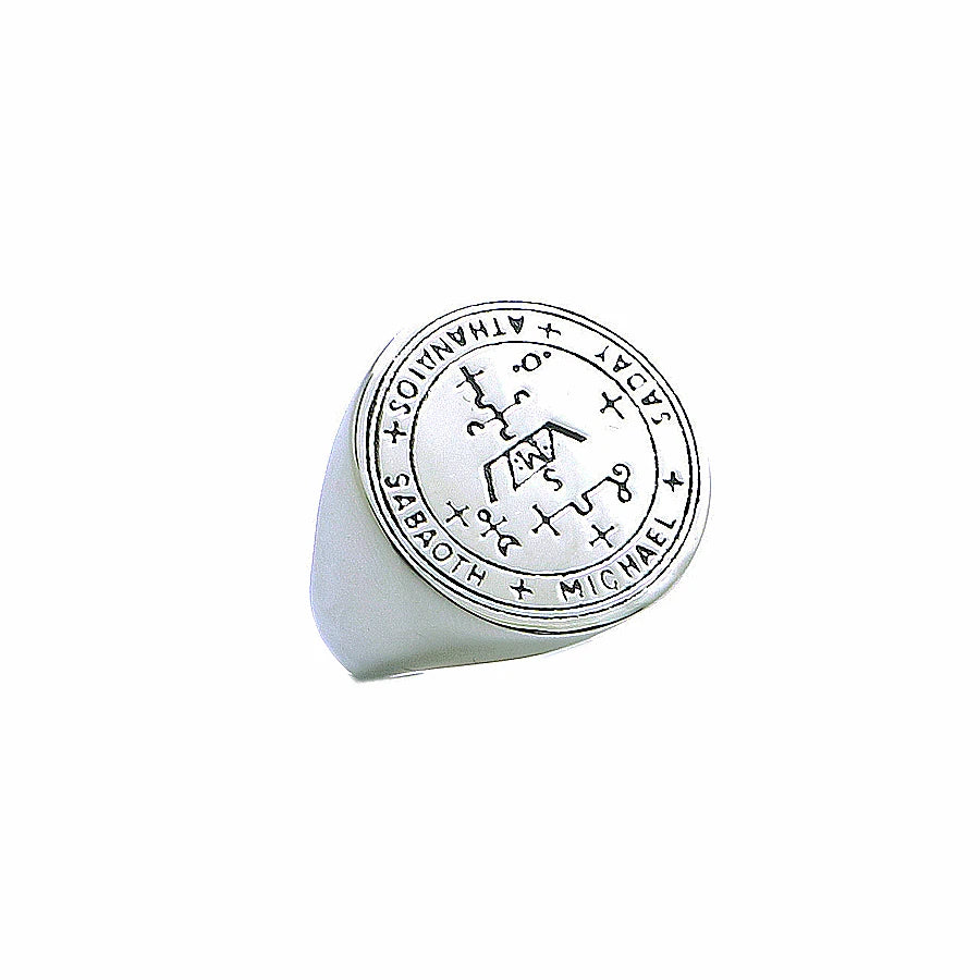 Men's Archangel Michael Protection Stainless Steel Ring