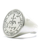 Men's Archangel Michael Protection Stainless Steel Ring