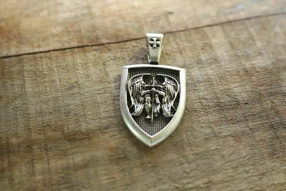 Men's Archangel St. Michael Wing Protection Pendants