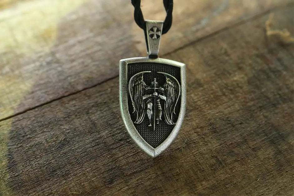 Men's Archangel St. Michael Wing Protection Pendants