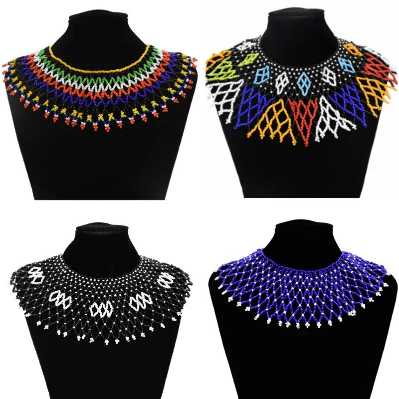 Multicolor Resin Beads Choker
