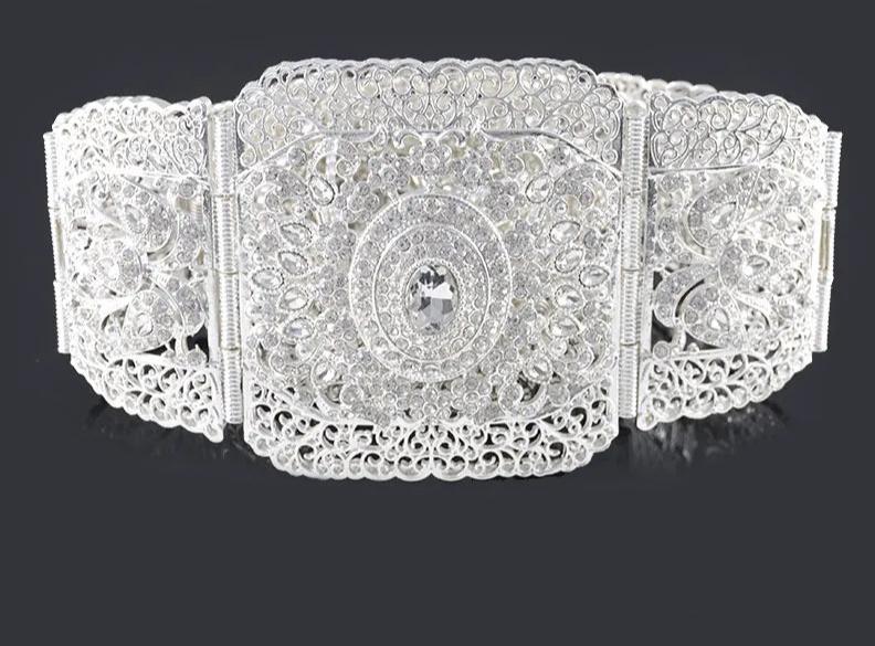 Gold Rhinestone Belt 