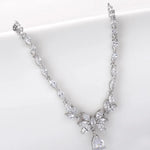 Exclusive Flower And Water Drop Pendant Jewellery