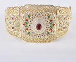 Gold Rhinestone Belt 