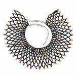 Multicolor Resin Beads Choker