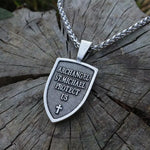 Men's Archangel St. Michael Wing Necklace