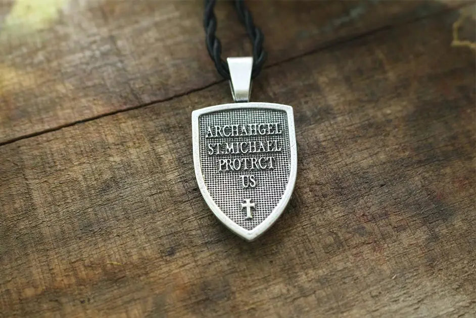 Men's Archangel St. Michael Wing Protection Pendants