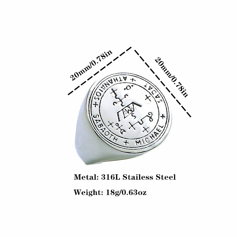 Men's Archangel Michael Protection Ring