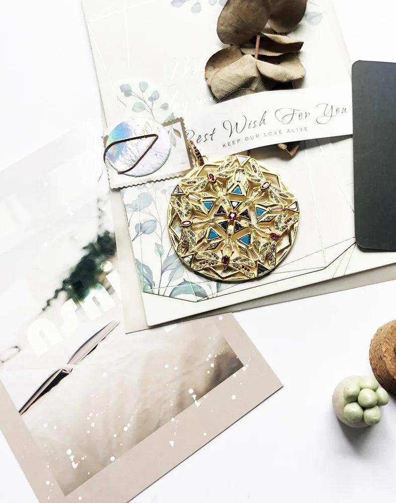 Kaleidoscope Dragonfly Pendant