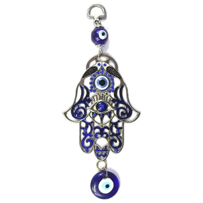Evil Eye Hamsa Hand Wall Hanging Charm