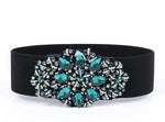 Luxury Diamond Wide Waist Belt